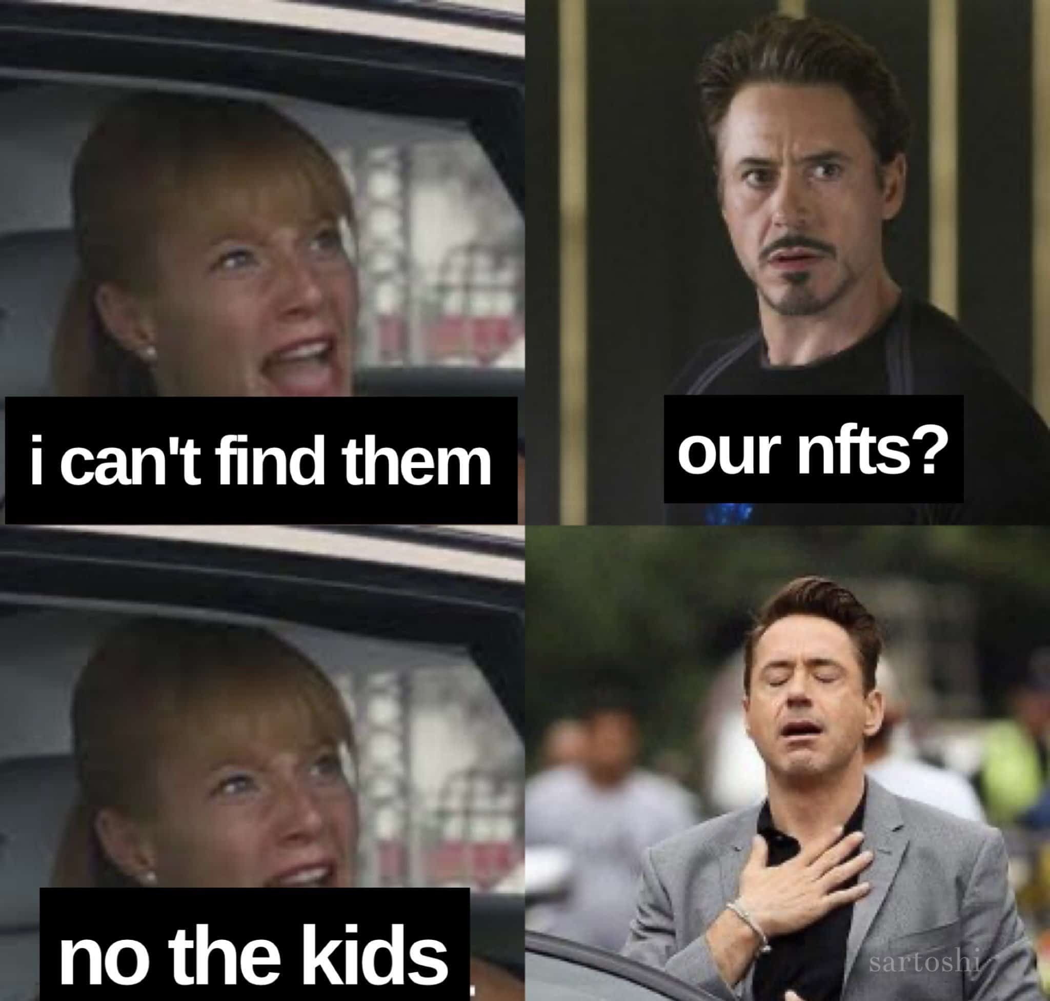 NFT Meme - Can't find them / Our NFTs?